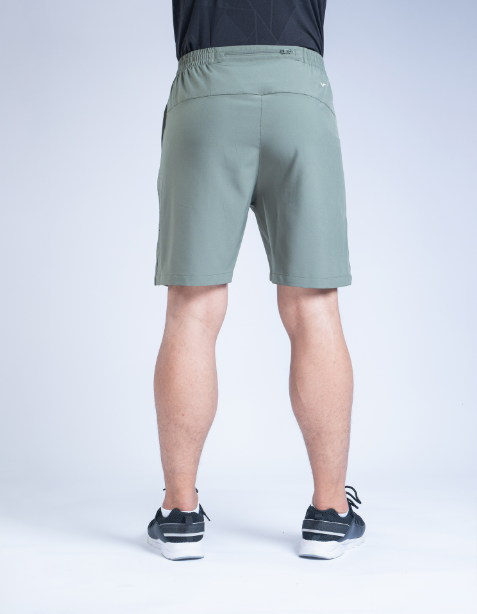 Men Shorts Woolen Green